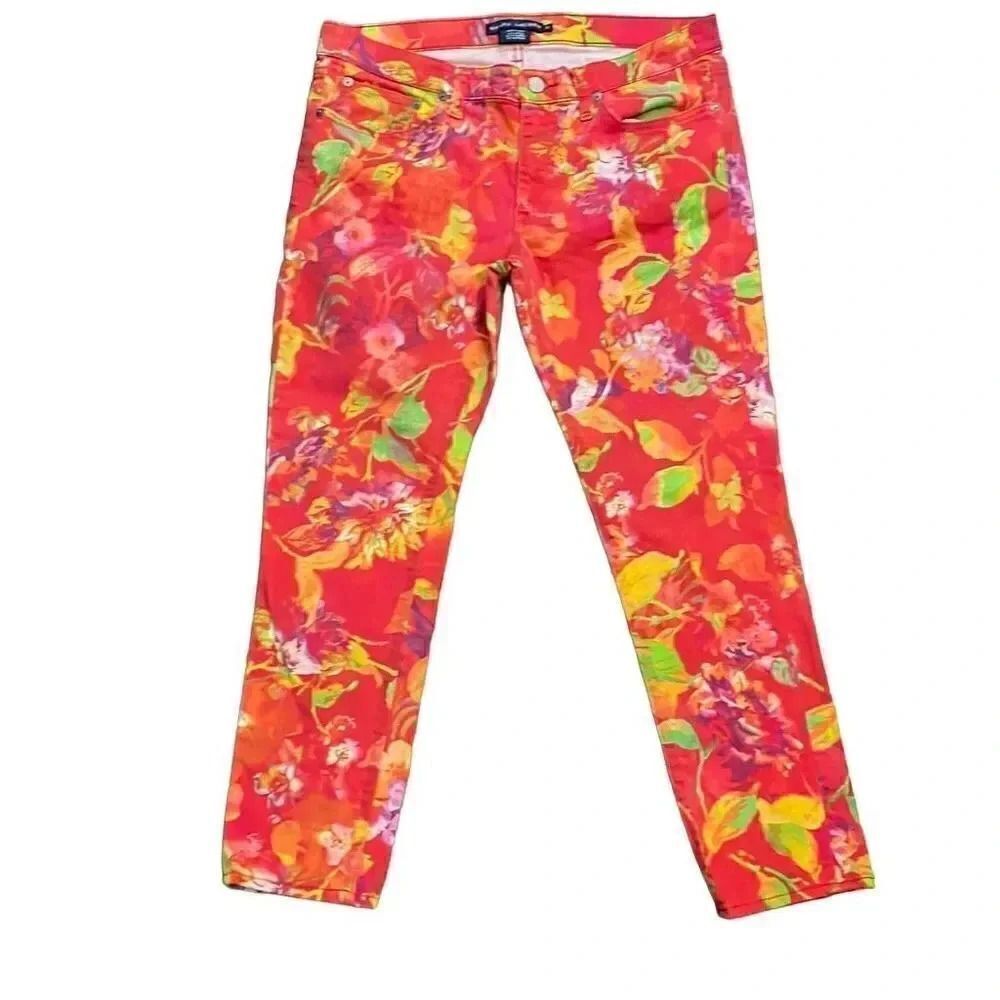 Ralph Lauren, colorful capris, size 31